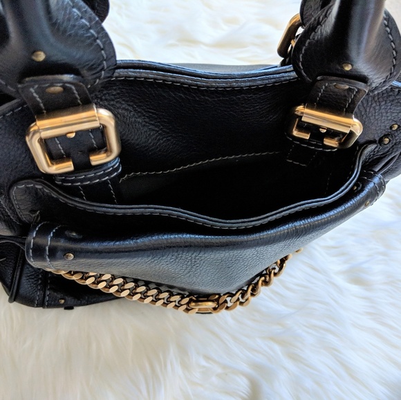 Authentic Chloe handbag with padlock and key - Picture 5 of 8